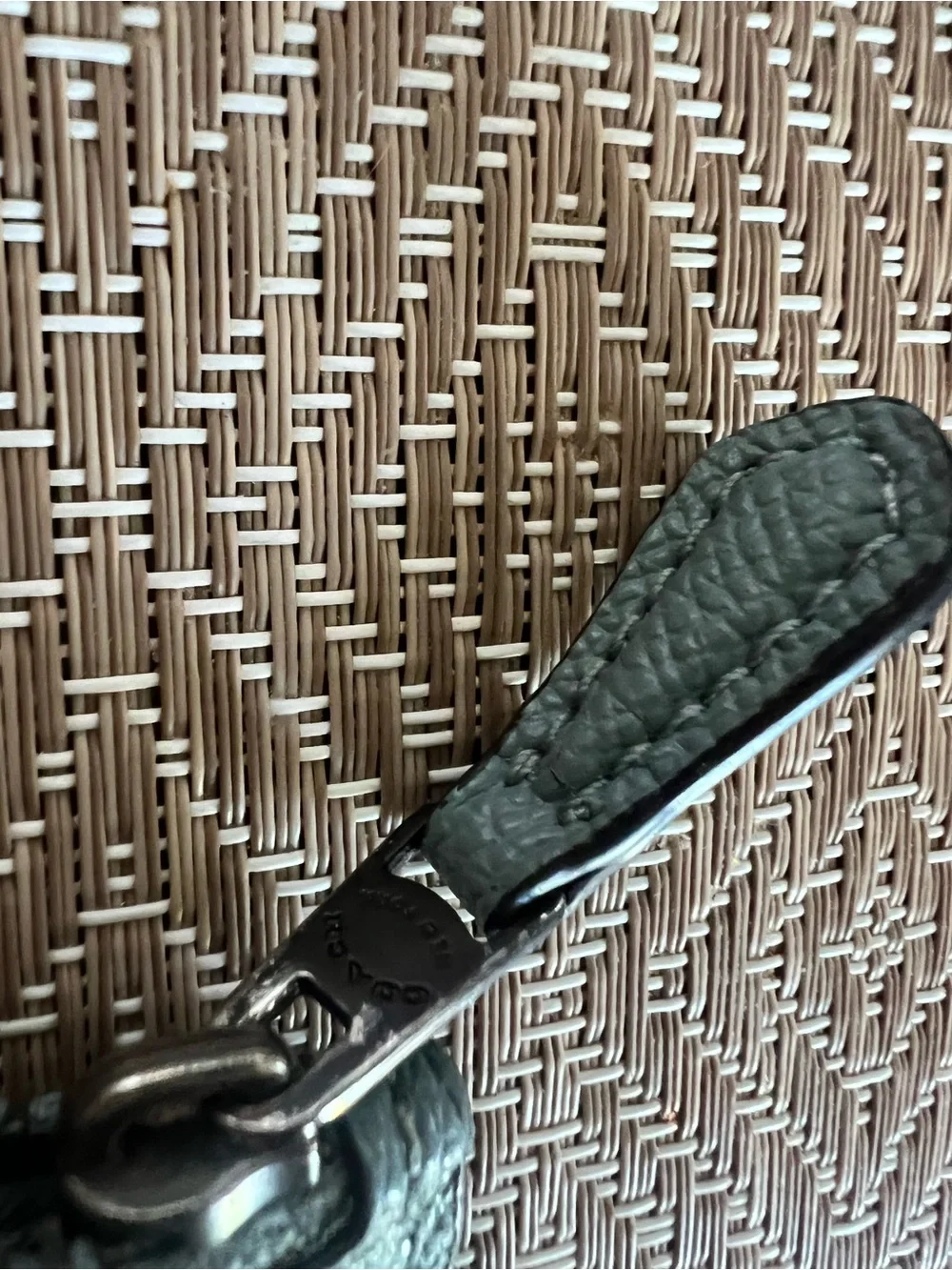 Coach Mini Skinny ID in Marine/ Gunmetal